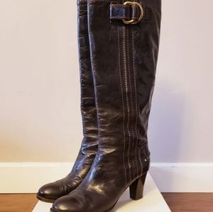 Chloé Brown Leather Boots